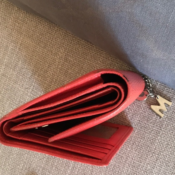 MCM Trifold Orange Wallet - Picture 12 of 12